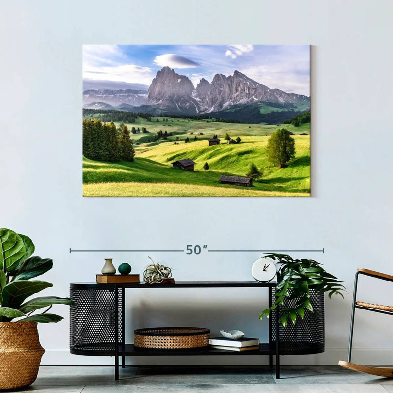 Alvord Seiser Alm In Spring, 30'' H x 45'' W