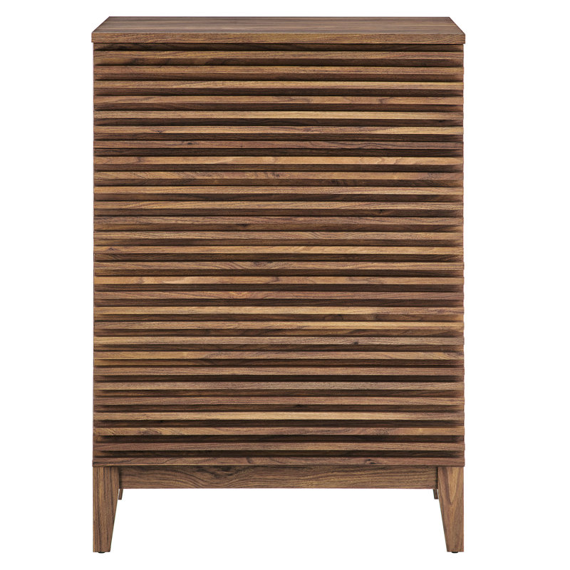 Render 4-Drawer Chest In Walnut