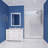 Halberd Series 60'' - W x 72'' H Single Added Door Framed Shower Door with TSUNAMI GUARD-49718881