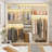 Seward  62-96 Inch Hanging Closet System With Hanging Rod (Can Be Cut to Fit)-1918371394