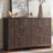 6-Drawer Wooden Dresser with Smooth-Glide Drawers, Modern Natural Oak Finish, Spacious Storage for Bedroom, Living Room, and Hallway-154992205
