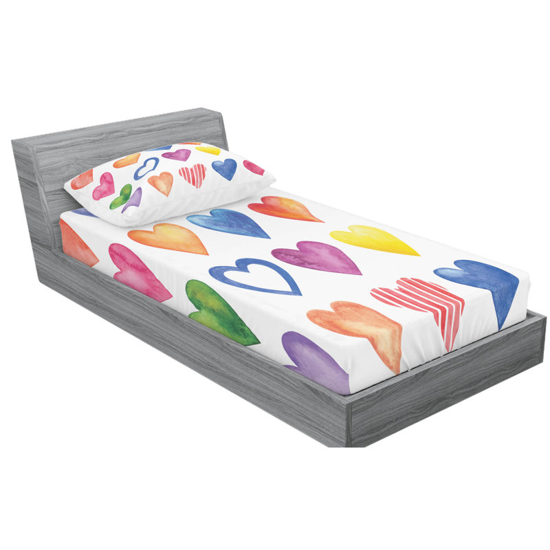 Microfiber Sheet Set, Twin XL Sheet Set with Fitted Sheet