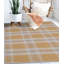Tapis doré en laine Wallis-1743882228