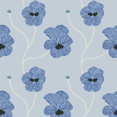 Natalie Papier Floral Wallpaper Roll