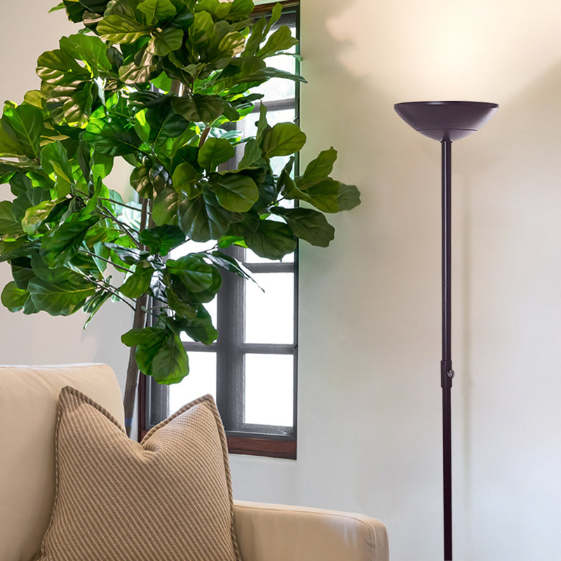 SkyLite 65 in. Industrial LED Floor Lamp with Dimmer