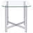 Linda Chrome 3-piece Coffee Table Set