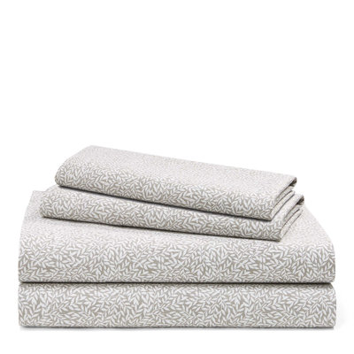 Ensemble de draps en satin de coton à densité de tissage 230 fils Spencer Leaf
