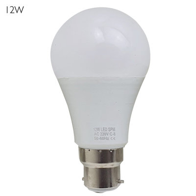 60W Equivalent A60 BA22d/Bayonet Cap 3500K LED Bulb