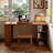 Brown Rectangular Solid Wood Desks-108339158