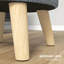 Grey Linen With Hidden Compartment For Storage Use And Comfortable Padding