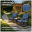 Bistro Set,Balcony Furniture Set,3 Piece Wicker Patio Furniture Set-26961007
