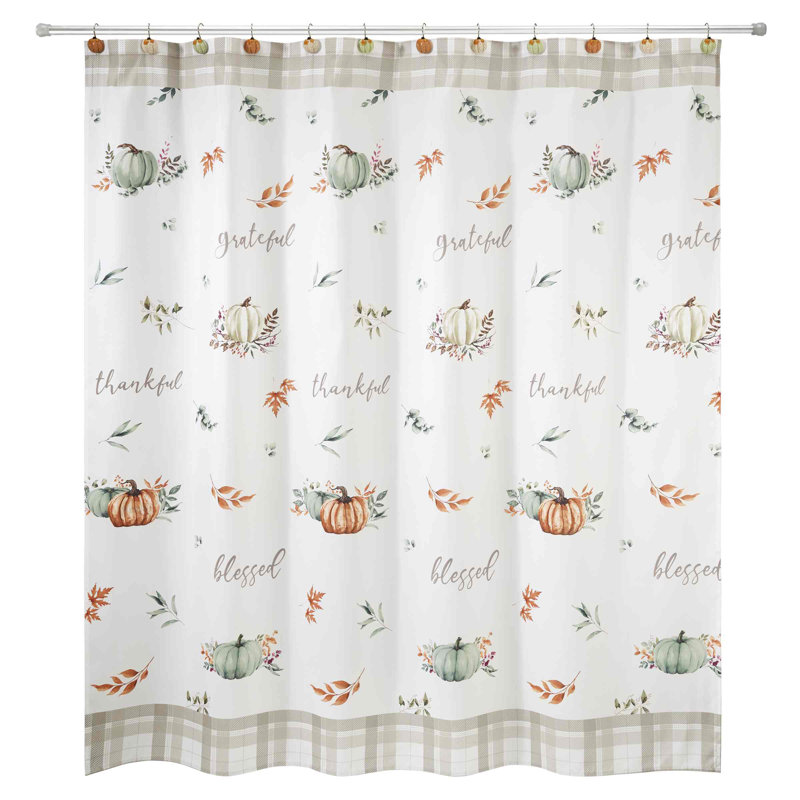 Ensemble de rideau de douche et crochets Avanti Linens
