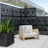 Screen Series Black Plastic Quadra Pattern Screen Set