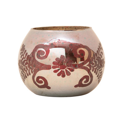 3.25'' H Mercury Glass Tabletop Votive Holder