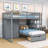 Kary Full Over Twin Bunk Bed With Storage Drawers And Staircase-1695105192