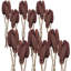 5 Piece Luffa 4 6" Twig Stem   Set of 12   23.5"   Brown