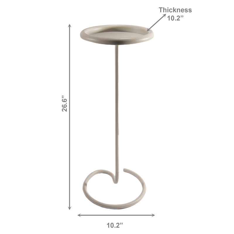 Support pour plante rond en métal