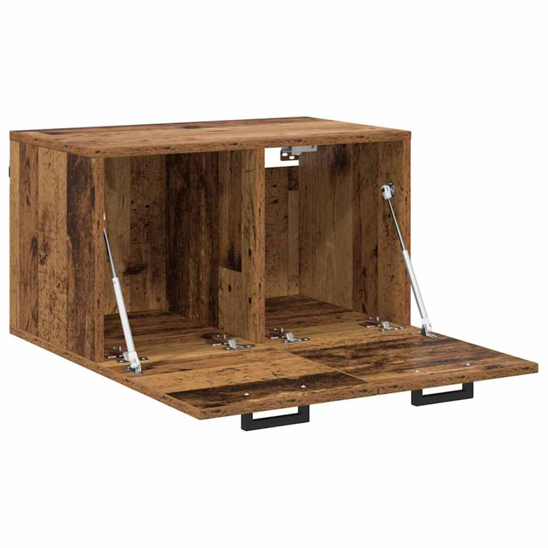 vidaXL Wall-Mounted Cabinet Wall-mounted Engineered Wood Storage Indoor Modern, Old Wood