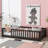 Floor Platform Bed with Fence without Door-1276156647