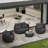 Giany Fully Assembled Altuminum Frame 4 - Person PVC-coated polyester Rope Outdoor Seating Group with Cushions-1707526154-1706253906