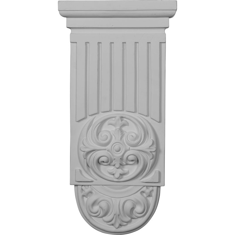 Ralston 17.875'' H x 9'' W x 1.75'' D Urethane Onlay Scroll