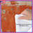 Orange Beige Abstract Comforter-126684721