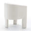 Fauteuil demi-tonneau en velours-63663237