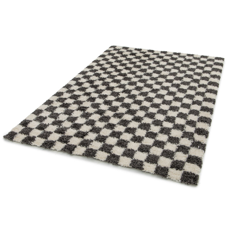 Rennold Chequered Area Rug