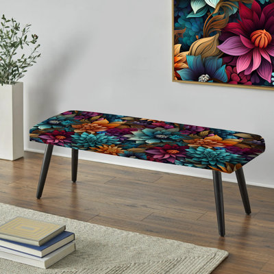 Motif bohème à motif floral Dahlia Mandalas