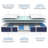 10'' Medium Hybrid Mattresses with Cooling Gel Memory Foam and Pocket Springs Mattress in a Box-1545010651
