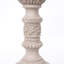 Ensemble de 3 porte-bougies bohémien en résine sculptée, pilier floral rétro pour décor de cheminée et de table-712728493