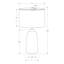 Lampe de table 24 po avec abat-jour blanc 24 po
