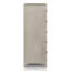 Commode 5 tiroirs en bois massif Dovie