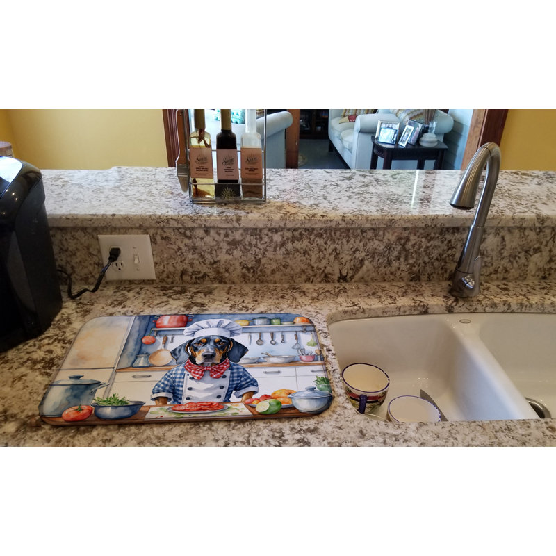 Tapis de séchage Bluetick Coonhound The Chef