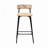 Hand Woven Bar Stools with Back