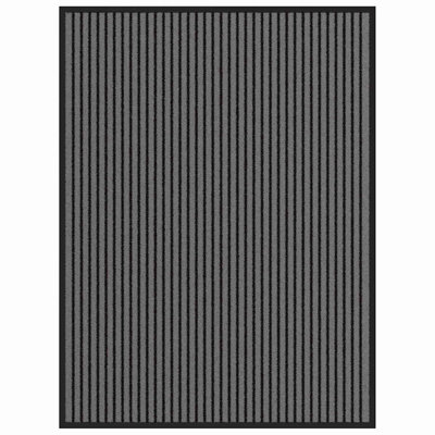 vidaXL Doormat Black Polypropylene Entryway Indoor Mat Home Essentials Floor