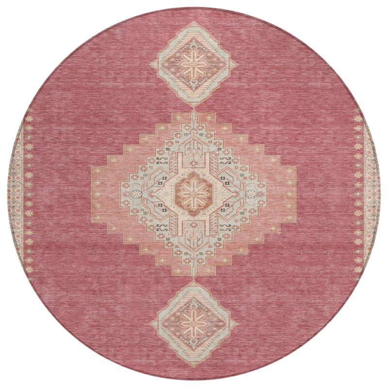 Tapis rond rond 8 po