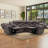 7-Piece 97.4" Wide Classic And Overstuffed Soft Faux Leather Power Reclining Corner Sectional With Center Console-985164560