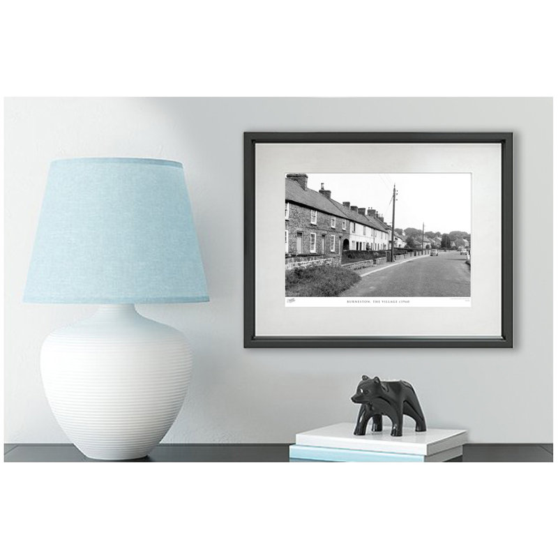 Burneston, The Village C1960 - Single Picture Frame Print, 28cm H x 36cm W x 2.3cm D