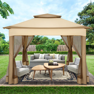 3 x 3m Garden Gazebo Waterproof Stable Winterproof
