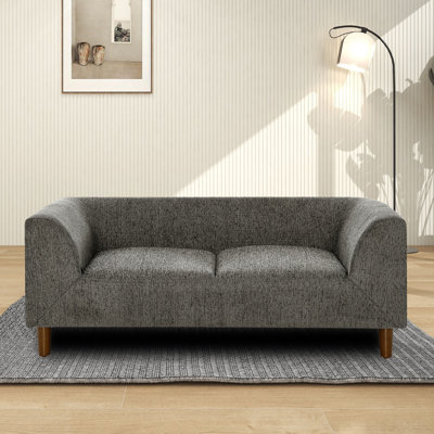 Minimalist Upholstered Pet Sofa  dog bed dog sofa with Wooden Legs for Cats and Dogs