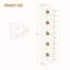 Vertical Shoe Rack, Shoe Shelves for Small Space, Freestanding Closet Wooden Shoes Organizer with Hooks, Adjustable Shoes Tower for Entryway, Living Room, 11 Tier(25W cm) -553731223-773942818