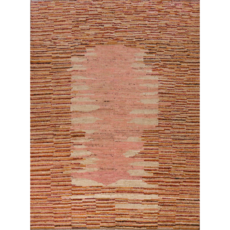 Tapis à motif géométrique oriental marocain 9 x 10