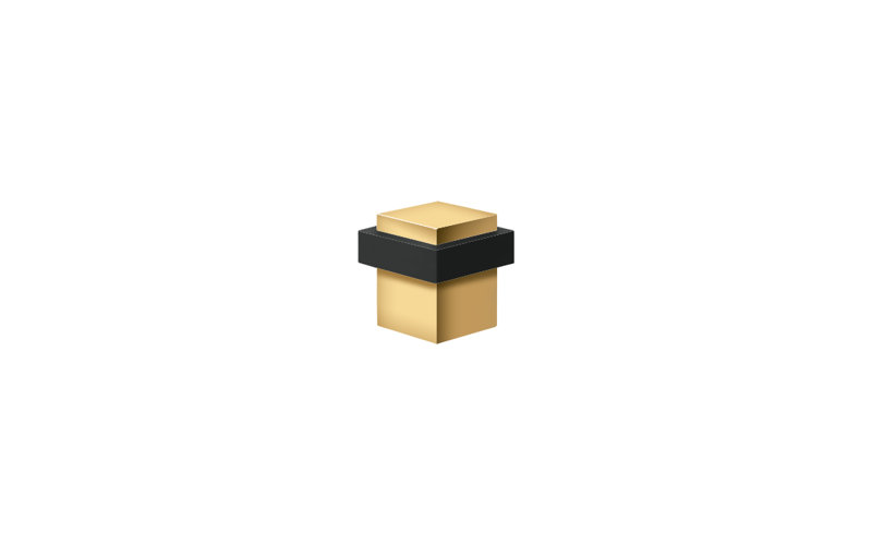 Door Stop, PVD Polished Brass