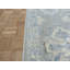 Tapis de couloir en laine noué à la main gris en Tapis décoratif laine noué à la main de conception unique 2 pi 8 po x 11 pi 5 po Corentin
