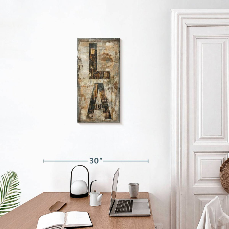 LA Vertical, 24" H x 12" W