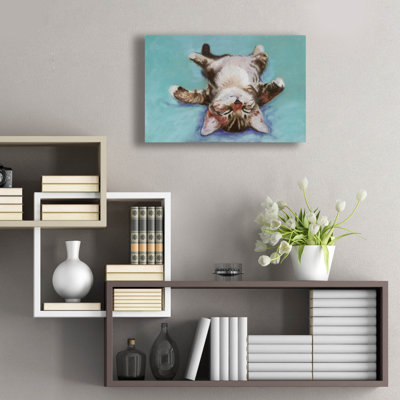 Epic Art 'Little Napper' by Pat Saunders-White Acrylic Glass Wall Art, 24" x 16"