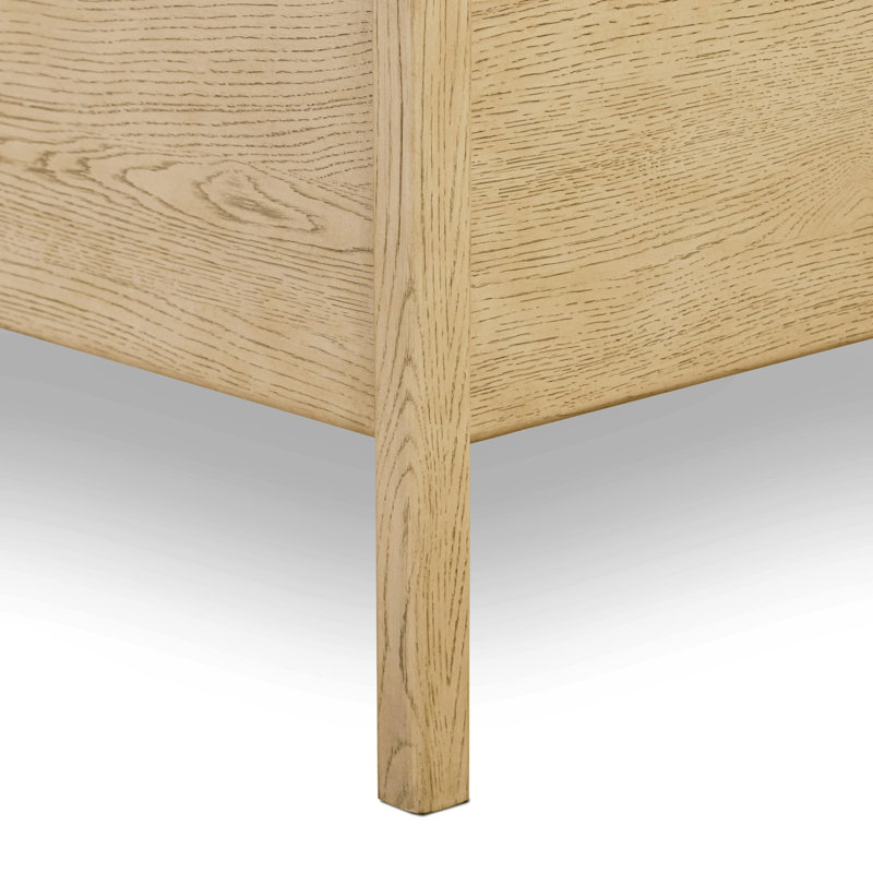 Rosedale Upholstered Bed, Yucca Oak/Chaps Sand, Twin