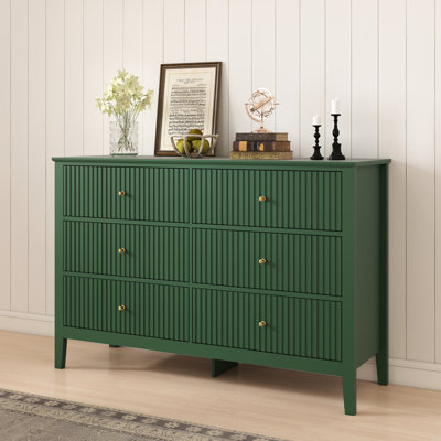 6 tiroirs 47 po Large commode