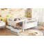Lit plateforme double en bois pleine grandeur, lit double en bois à profil bas avec rails-1381802384-1381802399
